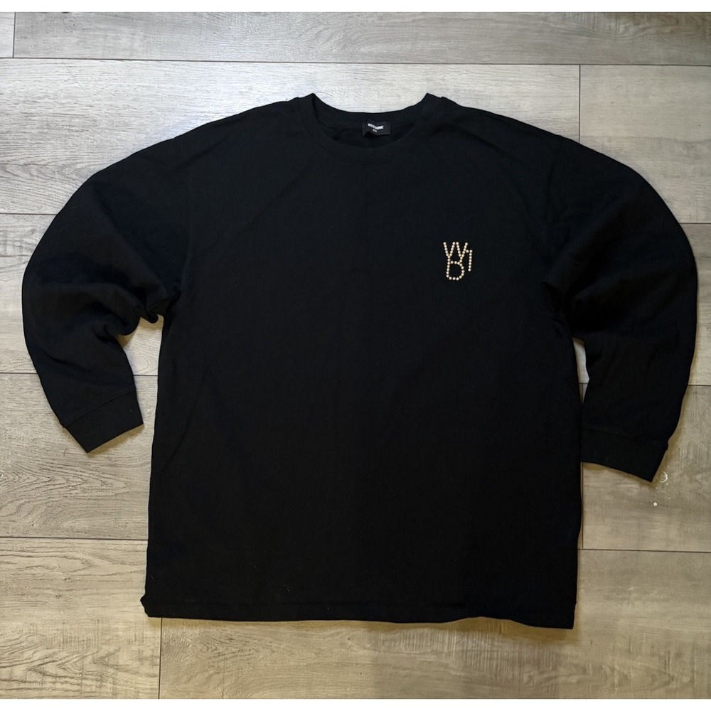We11done Pearl Logo Long Sleeve Shirt‎